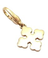 Rare! Bvlgari Bulgari 18k Yellow Gold Maltese Cross Charm Pendant - $3,000.00