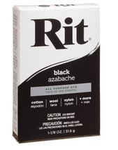 Rit Powder Dye - Black, 1-1/8 Oz. - £3.89 GBP