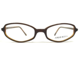 Anne Klein Eyeglasses Frames 8015 K5136 Brown Oval Cat Eye Full Rim 50-1... - $51.28