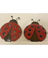 Refrigerator Magnet &amp; Key Chain Handbag Ladybugs Resin Acrylic Hand Craf... - £7.79 GBP