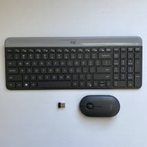 Logitech - MK470 Full-size Black Wireless Scissor Keyboard and Mouse Bun... - $29.17 CAD