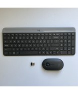 Logitech - MK470 Full-size Black Wireless Scissor Keyboard and Mouse Bun... - $29.33 CAD