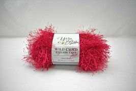 Yarn Bee Wild Child Eyelash Yarn - Polyester - 1 Skein Sweet Blaze #90244 - £5.21 GBP