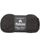 Patons Classic Wool Roving Yarn Dark Grey 241077-77040 - $461.58 MXN