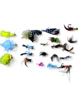 Lot Of 20 VTg Hand Tied Fly Lures Fly Baits Fishing Lures Feather Freshw... - $225.23 MXN