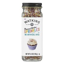J. R. Watkins Nonpareil Rainbow Sprinkles, ( Lot of 3, 4.3 Oz Bottles) - $13.65