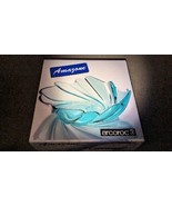 1996  Ocean blue glass scallopped serving bowl Amazone by Arcoroc New In... - £43.01 GBP