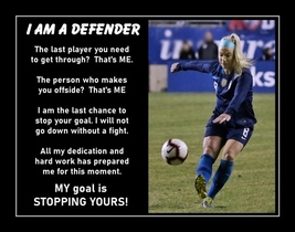 Julie Ertz Inspirational Soccer Motivation Quote Poster Print Daughter W... - £18.33 GBP+