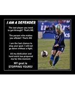 Julie Ertz Inspirational Soccer Motivation Quote Poster Print Daughter W... - £18.08 GBP+