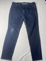 Silver Jeans Size 20 Skinny Stretch Med Wash High Denim women inseam 27.5” - £13.30 GBP