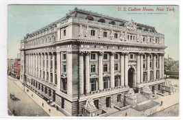 US Custom House New York City 1913 postcard - $4.46