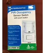NEW PIR Occupancy/Motion Sensor Switch IOS-DPBIMF-WH Intermatic with Pus... - $235.24 MXN