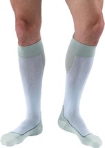 JOBST Sport Knee High 15-20 mmHg Compression Socks, White/Grey, Small - £53.54 GBP