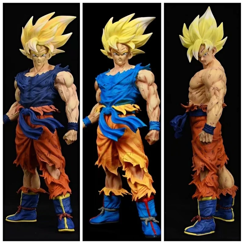 43CM Dragon Ball Z Figure Son Goku Namek Super Saiyan Figurine PVC Action - £49.08 GBP+