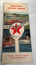 WESTERN UNITED STATES 1960 TEXACO GAS HIGHWAY ROAD FOLD-OUT POCKET TOURI... - £7.09 GBP