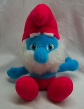 The Smurfs Soft Papa Smurf 7&quot; Window Cling Plush Stuffed Animal Toy - £14.61 GBP