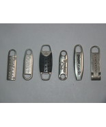 Lot of (6) Assorted Luggage Replacement Zipper Pulls - $10.00