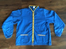 Vintage 70’s JC Penneys Jacket Lightweight Blue Womens Large Unlined USA - £15.25 GBP