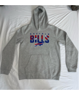 NFL Team Apparel Youth XL Grey Buffalo Bills Hoodie - $650.93 MXN