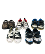 Lot of 5 Toddler Boys Shoes Sneaker Sandals Size 2 &amp; 3 Converse Teeny To... - $25.19