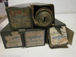 5 Vintage Mechanical Player Piano Rolls Qrs 1910&#39;S Various Music Rolls Lot C - £7.82 GBP