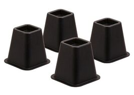 Bed Riser Elevators Black Plastic 5.25"h x 6.25"dia 6" Elevation Set - €16,08 EUR Bed Riser Elevators Black Plastic 5.25"h x 6.25"dia 6" Elevation Set - €16,08 EUR