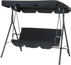 Outdoor Replacement Canopy With Swing Cushion Cover For Seat Furniture, ... - $36.95