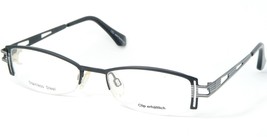 Vintage Optik Fleckenstein 1180 1 Nero/Argento Montatura Occhiali 51-19-135mm - £52.42 GBP