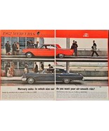 1962 MERCURYS MONTEREY - Ford Motor Company - Dual Ad - 1961 Vintage Pri... - $320.45 MXN
