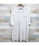 Safelite AutoGlass Nike Dri Fit Polo Shirt White Employee Work Uniform M... - $16.82