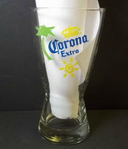 Waisted Beer glass Corona Extra Tropical Sun Palm Tree 10 oz - £5.32 GBP