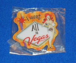 *BRAND NEW* I WENT ALL IN LAS VEGAS SOUVENIR MAGNET VEGAS SIGN *FACTORY ... - £4.71 GBP