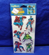 Vintage 1987 Marvel Super Hero Puffy Stickers - £7.78 GBP