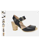 Dansko Tamra Women's Casual Sandals, Black Pull Up, W39 - $74.22