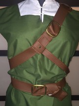 Legend of Zelda cosplay Twilight Princess BELT SET belts for Link Costume - £35.55 GBP