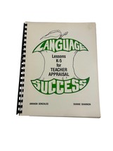 Vintage Language Success Lessons K-5 Teacher Appraisal Homeschool Preschool - £9.47 GBP