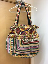 SALE - Vintage gypsy colorful handbag, tassels bag, ethnic handbag, trib... - $56.99