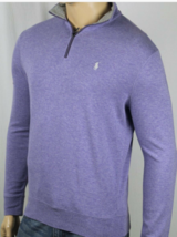 Polo Ralph Lauren Purple Heather 1/4 Zip Sweater  XXL Pony NWT - $59.00