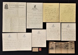 LOT 1919-27 antique 25pc JACK G DAVIS Family Letter hammonton nj atlanti... - £96.71 GBP