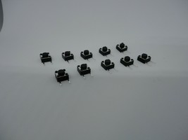 10 Pcs Pack Lot 6x6x4.3mm Momentary Push Micro Button Tactile Switch Sid... - £8.54 GBP