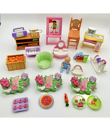 22 PC LOT Fisher Price Loving Family Dollhouse Baby Food Trays phone rad... - $39.99