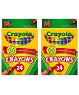 Pack of (2) NEW Crayola Peggable 24 Count Crayons - £7.34 GBP