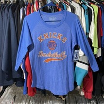 Kristaps Porzingis New York Knicks NBA Womens Size XS Blue 3/4 Sleeve Sh... - $18.50 CAD