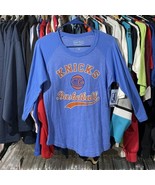 Kristaps Porzingis New York Knicks NBA Womens Size XS Blue 3/4 Sleeve Sh... - $18.50 CAD