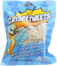 Penn Plax Crispy Tweets Puffed Rice Bird Snack: Wholesome Hand-Feeding F... - £2.28 GBP+