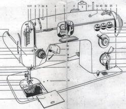 Adler 589A manual for Sewing Machine  - $12.99