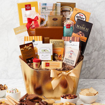 Golden Delights: Gourmet Gift Basket - $304.49