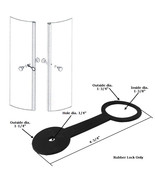 Gordon Glass® Shower Door Rubber Lock for Sliding Shower Doors ** DISCONTIN - $19.59