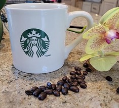 STARBUCKS Logo Coffee Tea Ceramic Mug 14 fl oz / 414ml USA Seattle , WA.... - £14.68 GBP