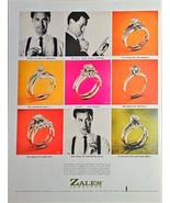 ZALES JEWELERS - Wedding Rings - Finance - 1964 Vintage Print ad - $12.63